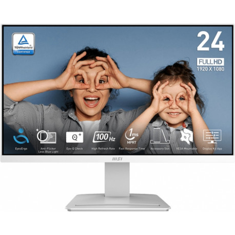 Monitor MSI PRO MP2412W / 23.8" / FHD / VA / 100Hz / 1ms (MPRT) / white