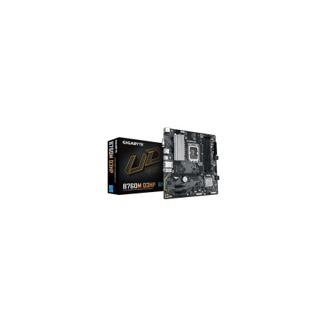 GIGABYTE MB B760M D3HP (LGA1700, 4x DDR5 256GB, 1x PCI-E 4.0 x16x16, 2x PCI-E 3.0 x1x1, 2x M.2 PCIe