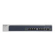 NETGEAR XS508M Neupravljano 10G Ethernet (100/1000/10000) Sivo, Srebro