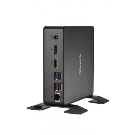 Shuttle NC4010XA osobno računalo / radna stanica Intel® Celeron® 7305 4 GB DDR4-SDRAM 128 GB SSD Mini PC Crno