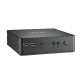 Shuttle NC40U3 barebone računalo / radna stanica 0.84L sized PC Crno i3-1215U Intel SoC