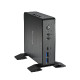 Shuttle NC40U3 barebone računalo / radna stanica 0.84L sized PC Crno i3-1215U Intel SoC