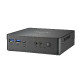 Shuttle NC40U3 barebone računalo / radna stanica 0.84L sized PC Crno i3-1215U Intel SoC