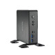 Shuttle NC4010XA osobno računalo / radna stanica Intel® Celeron® 7305 4 GB DDR4-SDRAM 128 GB SSD Mini PC Crno