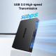 UGREEN 4-portni USB-C/A HUB 2xUSB-A, 1xSD, 1xTF, sivi