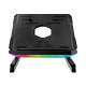 Enermax ELS001 podesivi i sklopivi RGB stalak za prijenosnike do 17", crni