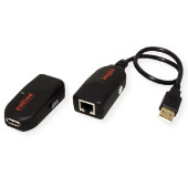 Roline USB2.0 Extender over RJ-45 (do 50m), crni