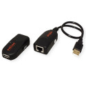 Roline USB2.0 Extender over RJ-45 (do 50m), crni