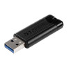 Verbatim PinStripe 256GB USB3.2 Gen1, crni