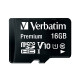 Verbatim memorijska kartica Premium Micro SDHC Secure Digital 16GB Class 10 + adapter