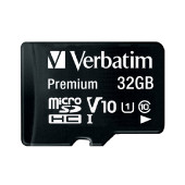 Verbatim memorijska kartica Premium Micro SDHC Secure Digital 32GB Class 10 + adapter