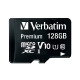 Verbatim memorijska kartica Premium Micro SDXC Secure Digital 128GB Class 10 + adapter