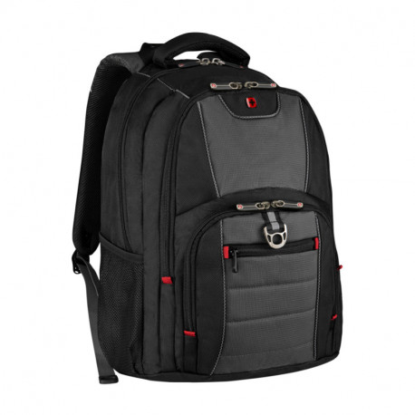 Wenger ruksak Pillar za 16" prijenosnik, crno/sivi