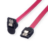 Roline SATA 6.0Gbit/s kabel, kutni, 0.5m