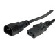 Roline VALUE naponski kabel PC-Monitor, IEC320 C14-C13 10A, M/F, 3.0m, crni