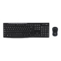 Logitech MK270 bežična tipkovnica+miš, USB, crna (920-004532)