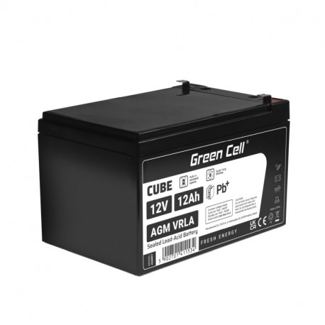 Green Cell (AGM07) baterija AGM 12V/12Ah