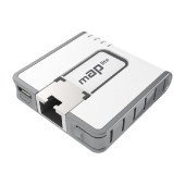 Mikrotik RBmAPL-2nD, mAP lite, 650Mhz CPU, 64MB RAM, 1×LAN, built-in Dual Chain 2.4Ghz 802.11bgn sa integriranim antenam