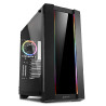 Sharkoon ELITE SHARK CA200G Tower E-ATX kućište, bez napajanja, prozirna bočna stranica, RGB ventilator stražnji 1×120, 