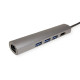 Roline VALUE USB-C docking station, 4K HDMI, 3×USB 3.2 Gen 1, G-LAN