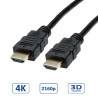 Roline HDMI kabel sa mrežom, HDMI M - HDMI M, TPE, fleksibilan, 10m