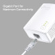 TP-Link AV1000 Powerline Gigabit mrežni adapter, 1000Mbps, HomePlug AV (duplo pakiranje)