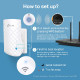 TP-Link AC750 bežični pojačivač dometa (Range Extender), Dual Band 433Mbps(5GHz)/300Mbps(2.4GHz), 802.11ac/a/b/g/n, 3× i