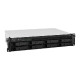 Synology RS1221+ RackStation 8-bay NAS server, 4GB DDR4, Hot-Swap 2.5"/3.5" HDD, 4xG-LAN, USB3.2 Gen1×2, eSATA×1