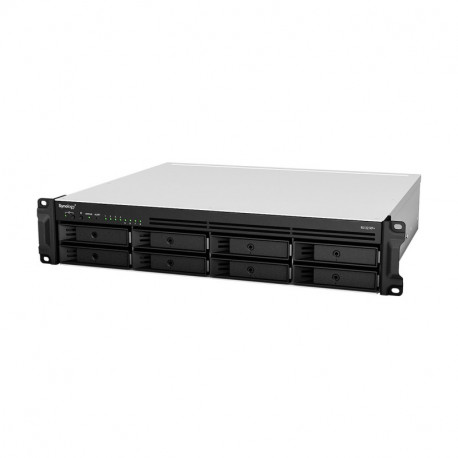 Synology RS1221RP+ RackStation 8-bay NAS server, 4GB DDR4, Hot-Swap 2.5"/3.5" HDD, 4xG-LAN, USB3.2 Gen1×2, eSATA×1, Redu