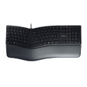 Cherry KC 4500 ergonomska tipkovnica, USB, crna