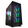 Sharkoon ELITE SHARK CA300T Tower E-ATX kućište bez napajanja, prozirne bočne stranice, prednji/stražnji RGB ventilatori