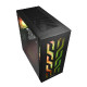 Sharkoon ELITE SHARK CA300T Tower E-ATX kućište bez napajanja, prozirne bočne stranice, prednji/stražnji RGB ventilatori