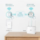TP-Link AV1000 Powerline bežični mrežni adapter, 300Mbps/433Mbps (2.4GHz/5GHz), 2×GLAN (TL-WPA7517 & TL-PA7017)