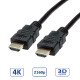 Roline HDMI kabel sa mrežom, HDMI M - HDMI M, TPE, fleksibilan, 5.0m