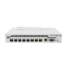 Mikrotik Cloud Router Switch CRS309-1G-8S+IN, Dual core 800MHz CPU, 512MB RAM, 1×GLAN, 8×SFP+ cages, RouterOS, L5 or SwitchOS