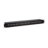 Roline Cat.5e/Class D 19" Patch Panel 24-porta STP, crni
