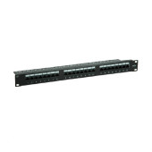 Roline VALUE Cat.6/Class E 19" Patch Panel 24-porta UTP, crni
