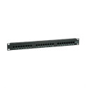 Roline VALUE Cat.5e/Class D 19" Patch Panel 24-porta UTP, crni