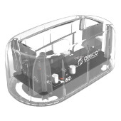 Orico Docking stanica 3.5" SATA HDD, USB3.1 Gen2/Type-C, prozirna, 12TB max (ORICO 6139C3-CR)