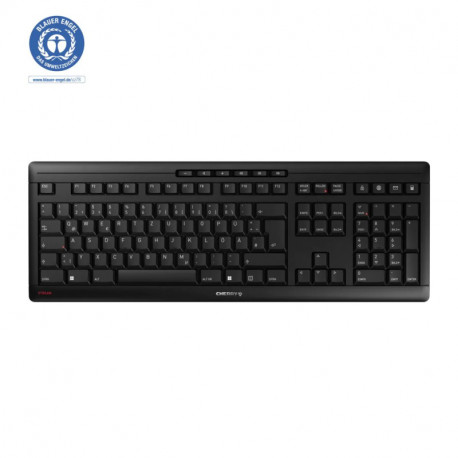 Cherry Stream tiha bežična tipkovnica, crna