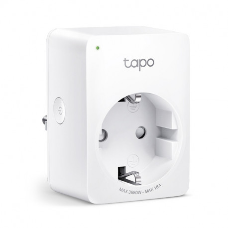 TP-Link Tapo Smart WiFi Plug, 2.4GHz, 802.11b/g/n, BT4.2, Tapo app, kontrola potrošnje energije, Timer/Schedule postavke