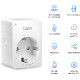 TP-Link Tapo Smart WiFi Plug, 2.4GHz, 802.11b/g/n, BT4.2, Tapo app, kontrola potrošnje energije, Timer/Schedule postavke