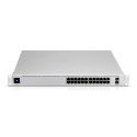 Ubiquiti UniFi Managed 24-port Gigabit Switch, 2×10G SFP+, Rackmount, (USW-PRO-24)
