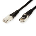 Roline S/FTP (PiMF) Cat.6 mrežni kabel oklopljeni, 0.5m, crni