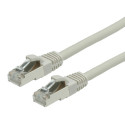 Roline VALUE S/FTP (PiMF) mrežni kabel oklopljeni Cat.6 (LSOH), 1.0m, sivi