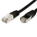 Roline VALUE S/FTP (PiMF) mrežni kabel oklopljeni Cat.6, crni, 10m