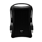 Silicon Power A30 ARMOR 2TB vanjski HDD disk 2.5" USB 3.2 Gen1, MIL-STD 810G, crni