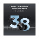 1MORE PistonBuds Pro TWS In-Ear bežične slušalice s mikrofonom, BT5.2, ANC, Touch kontrole, 30h, bijele