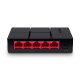 Mercusys 5-port Gigabit mini Desktop preklopnik (Switch), 5×10/100/1000M RJ45 ports, plastično kućište