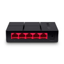Mercusys 5-port Gigabit mini Desktop preklopnik (Switch), 5×10/100/1000M RJ45 ports, plastično kućište